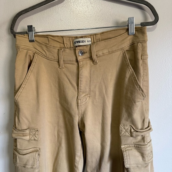 Lovegen Baggy Cargo Pants Gorpcore Tech Outdoor Streetwear Y2K Women’s Sz 11/31 - Picture 5 of 13